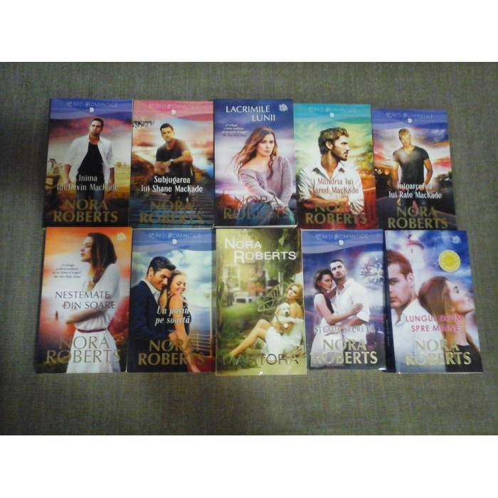Din colectia "Carti romantice "- NORA ROBERTS - 10 volume